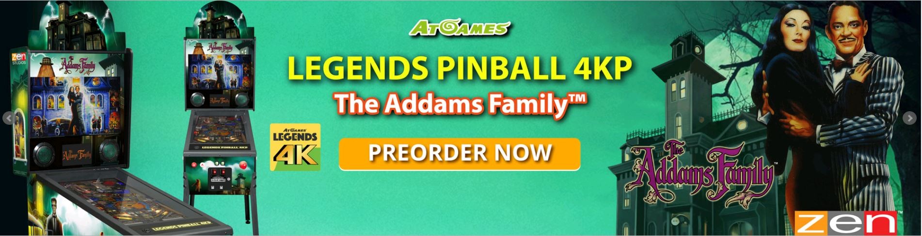 AtGames Legends Pinball 4K™ - The Addams Family™HA9920