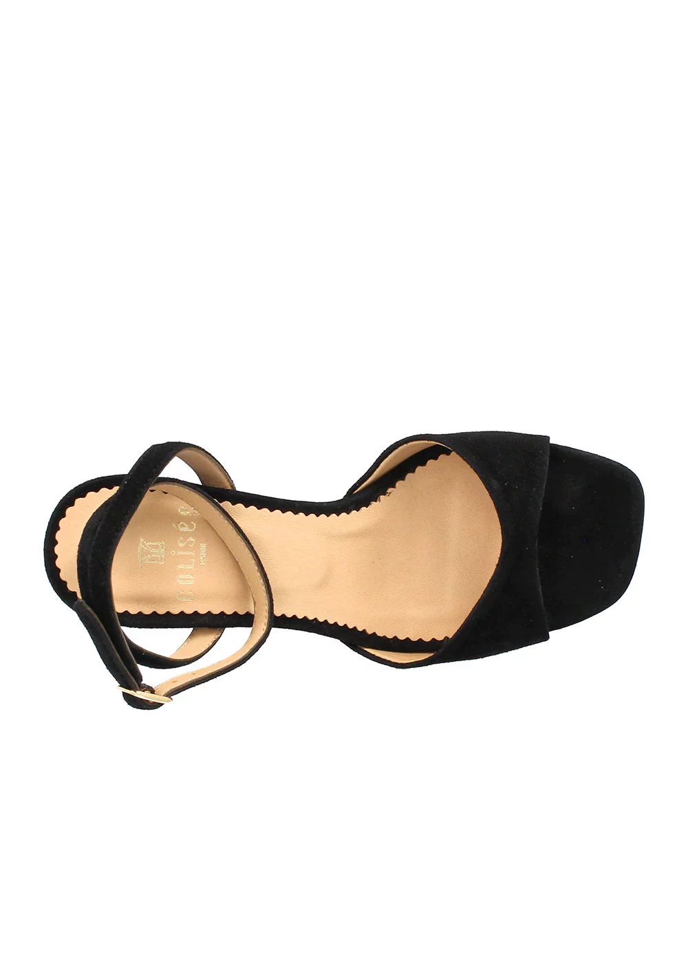 SANDALE OSANA VELOURS NOIR