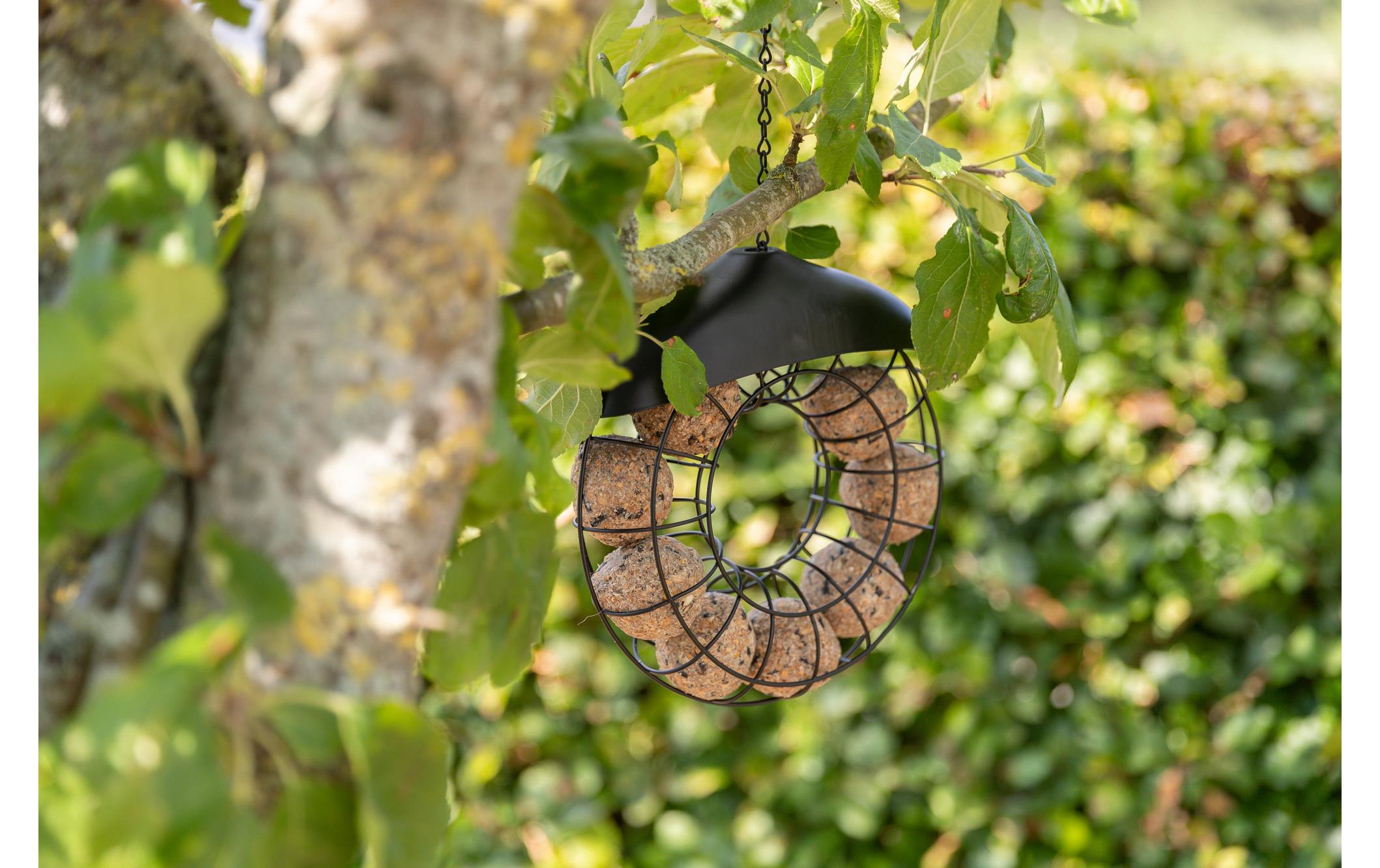 Futterspender ø 24 × 8 cm, SchwarzFutterspender