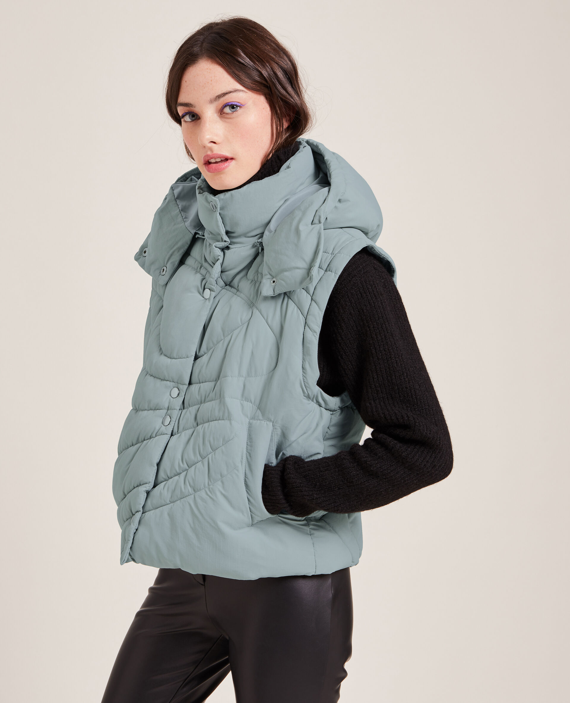 Doudoune matelassage wavy - Vert