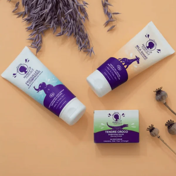 Noire Ô Naturel Savon Corps et Cheveux enfant Tendre Croco 100g