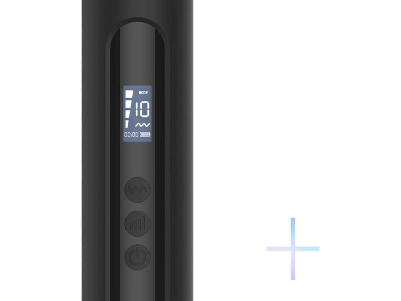 BLACQ Vibrator Digital Super Wand Schwarz Kraftvolles XL-Sextoy für die Frau