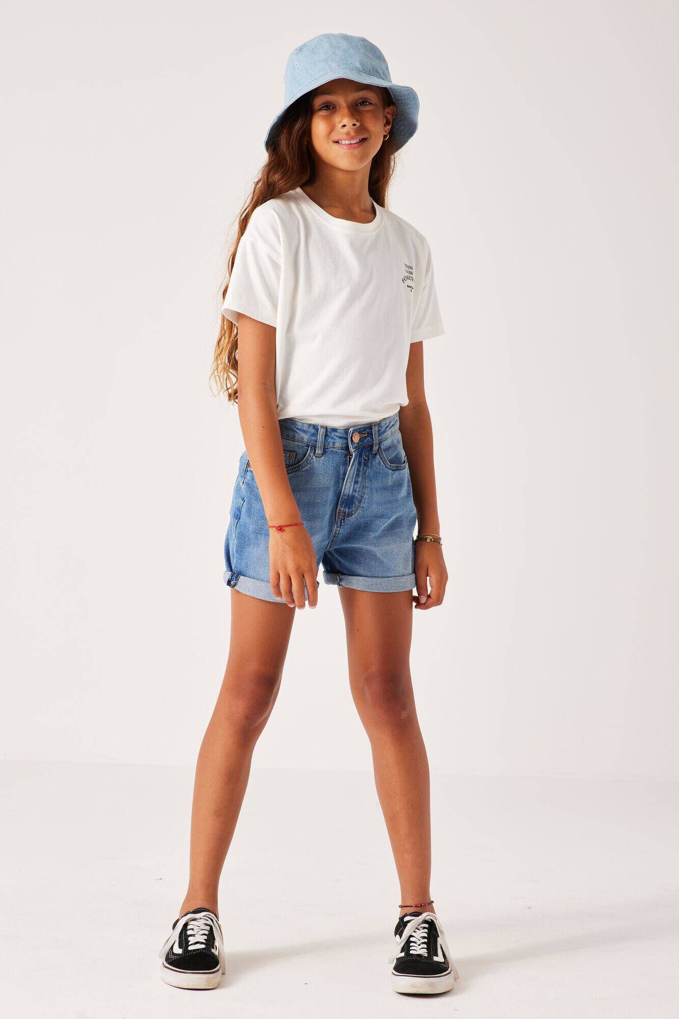 Garcia| Mädchen Jeansshort EVELIN 588 MEDIUM USED