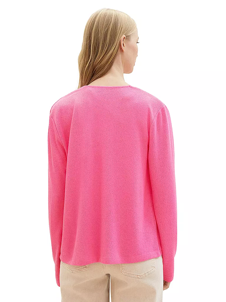TOM TAILOR Strickjacke pink