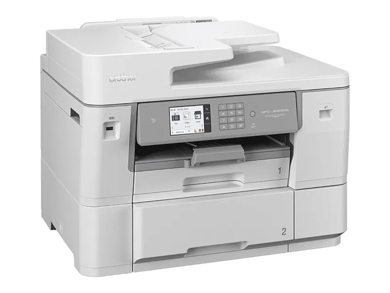 Brother MFC-J6959DW - Multifunktionsprinter - farve - blækprinter - A3/Ledger (medie) - op til 25 spm (kopiering) - op til 30 spm (udskriver) - 850 ark - 33.6 Kbps - USB 2.0, LAN, USB 2.0 vært, NFC, Wi-Fi(n)