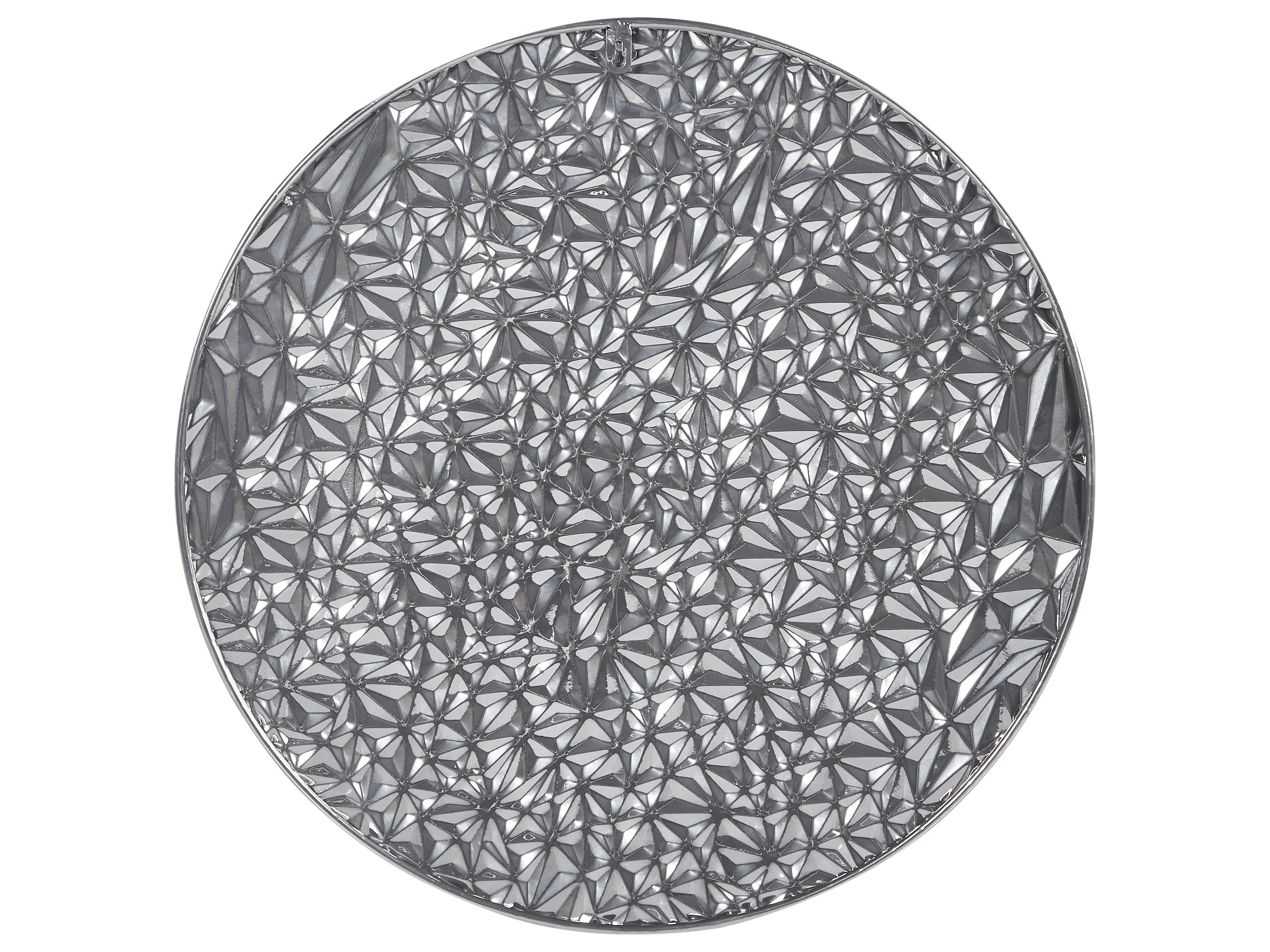 Wanddecoratie MOSCAVIDE Metaal 60 cm Zilver