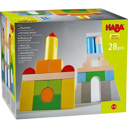HABA 305163 Bausteine Grundpackung, 28 Stück
