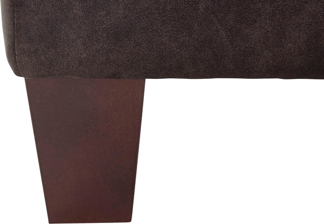 PLACES OF STYLE Polsterhocker »Varese« Kreuznaht in beige