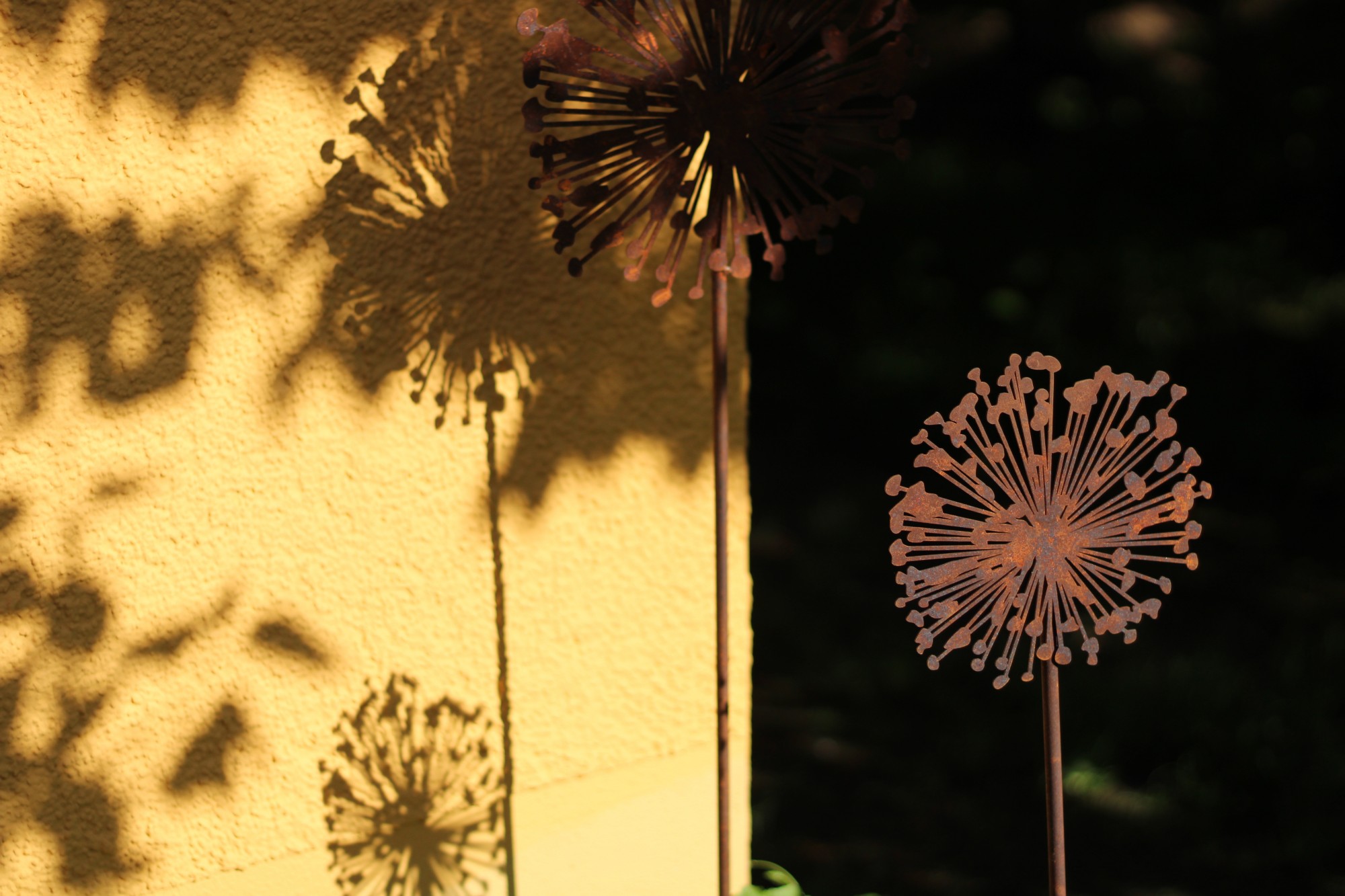 Gartenstecker 'Pusteblume' aus Eisen, H 80 cm, B 18 cm günstig bestellen