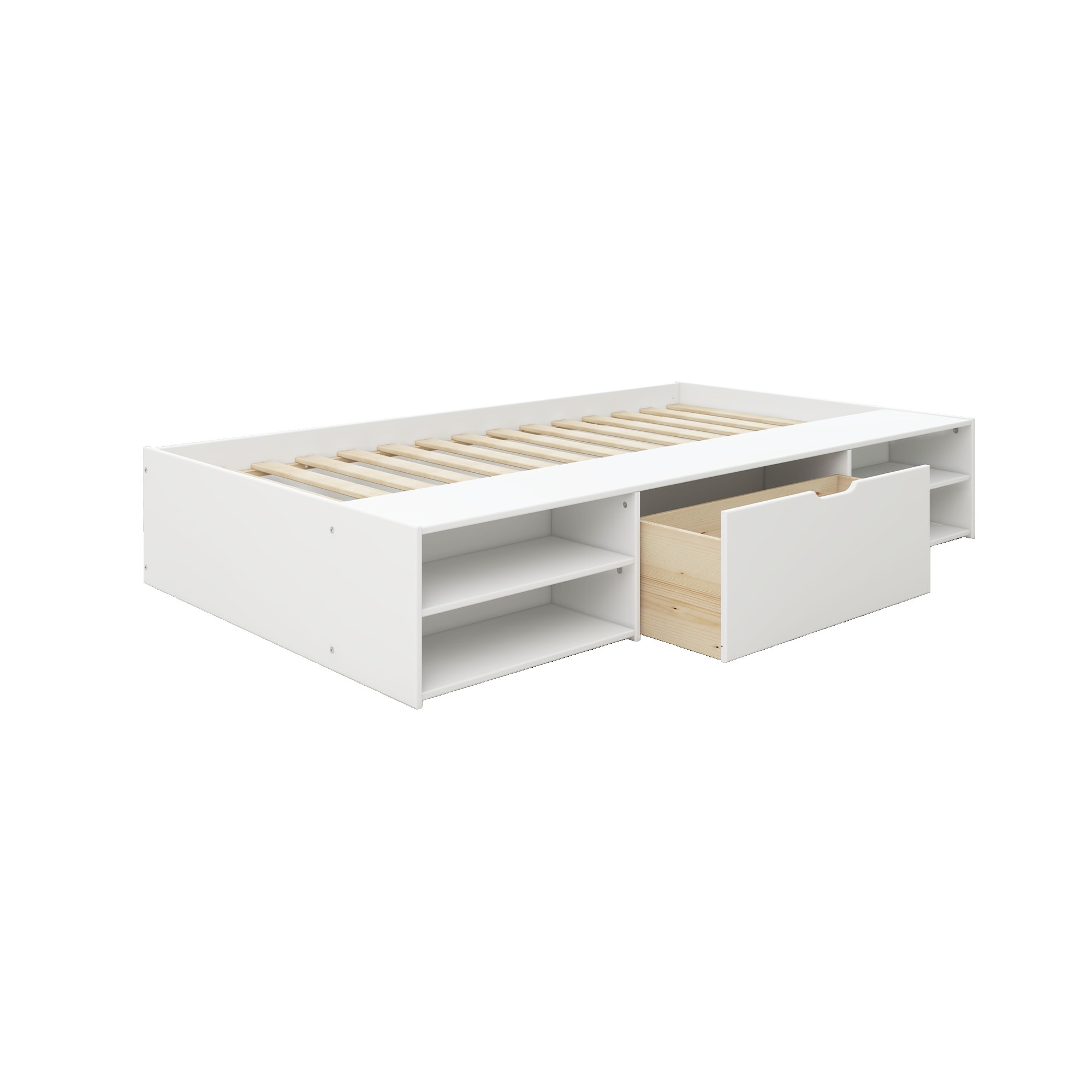 Home affaire Bett »Magdala« Breite/ Belastbarkeit: 120cm/200 KG, 90cm/ 100KG,  aus MDF, Breite Liegefläche 140 cm, Bettkasten optional