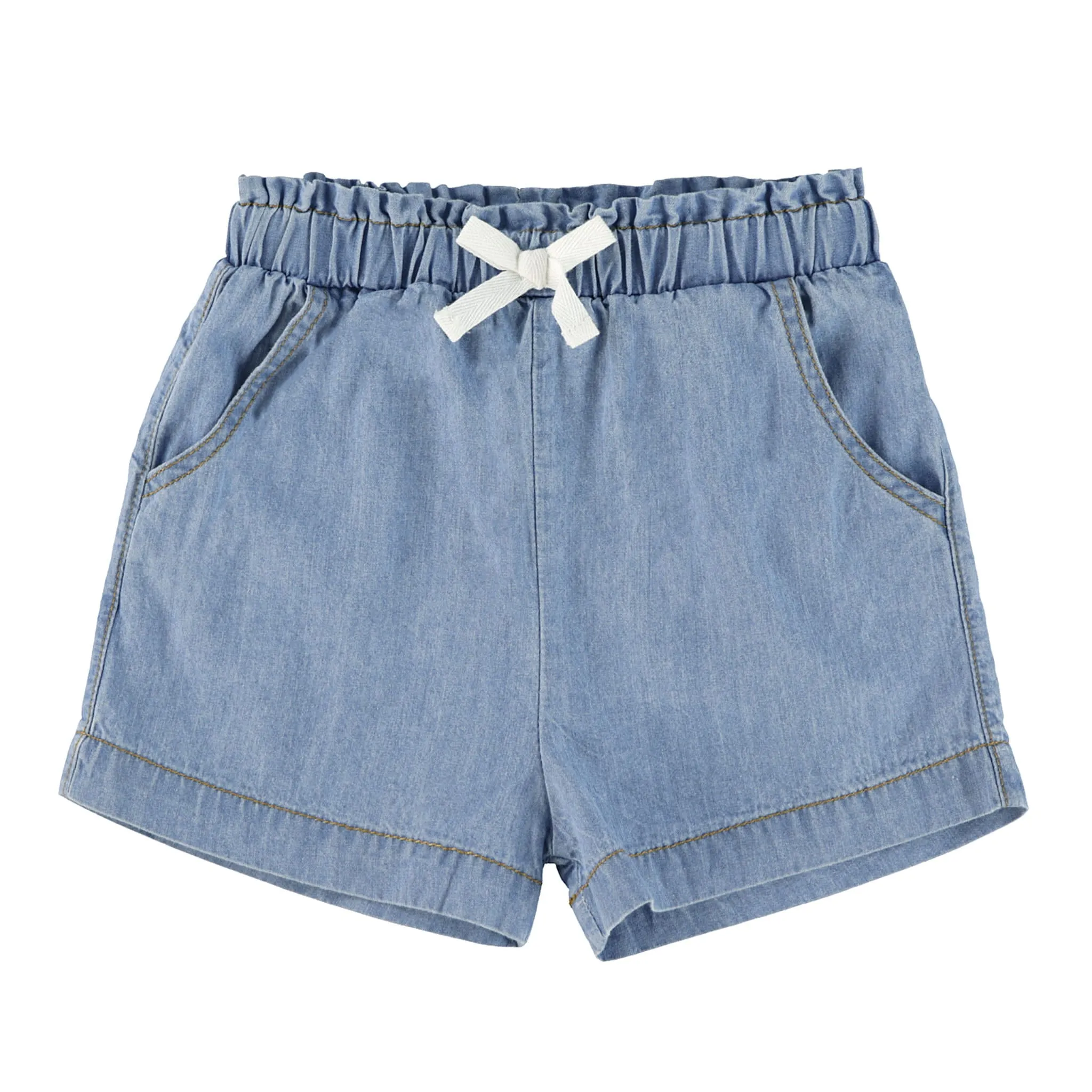 Chat Botté Short Denim Jardin 3-24mois