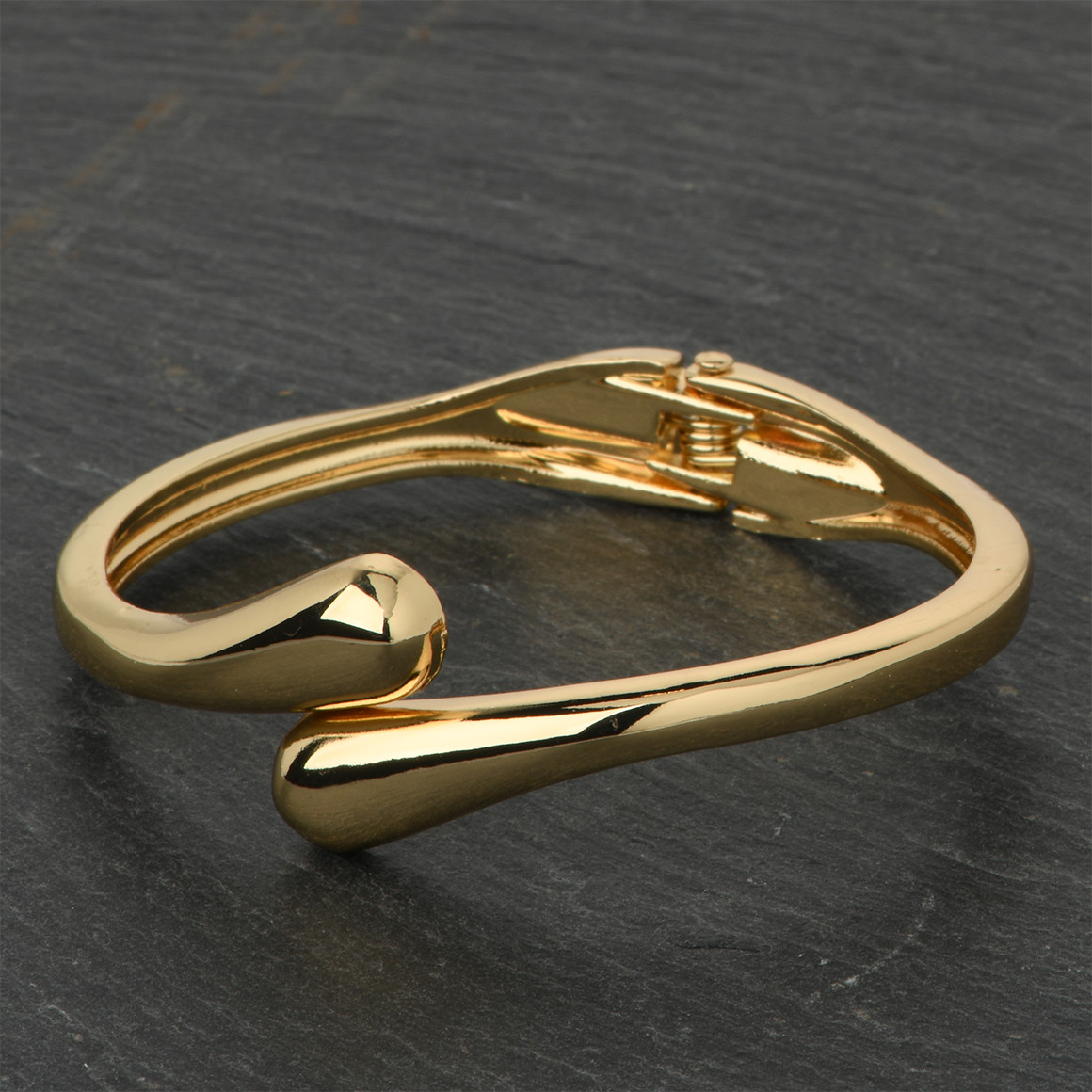 Damen Armspange glänzend gold