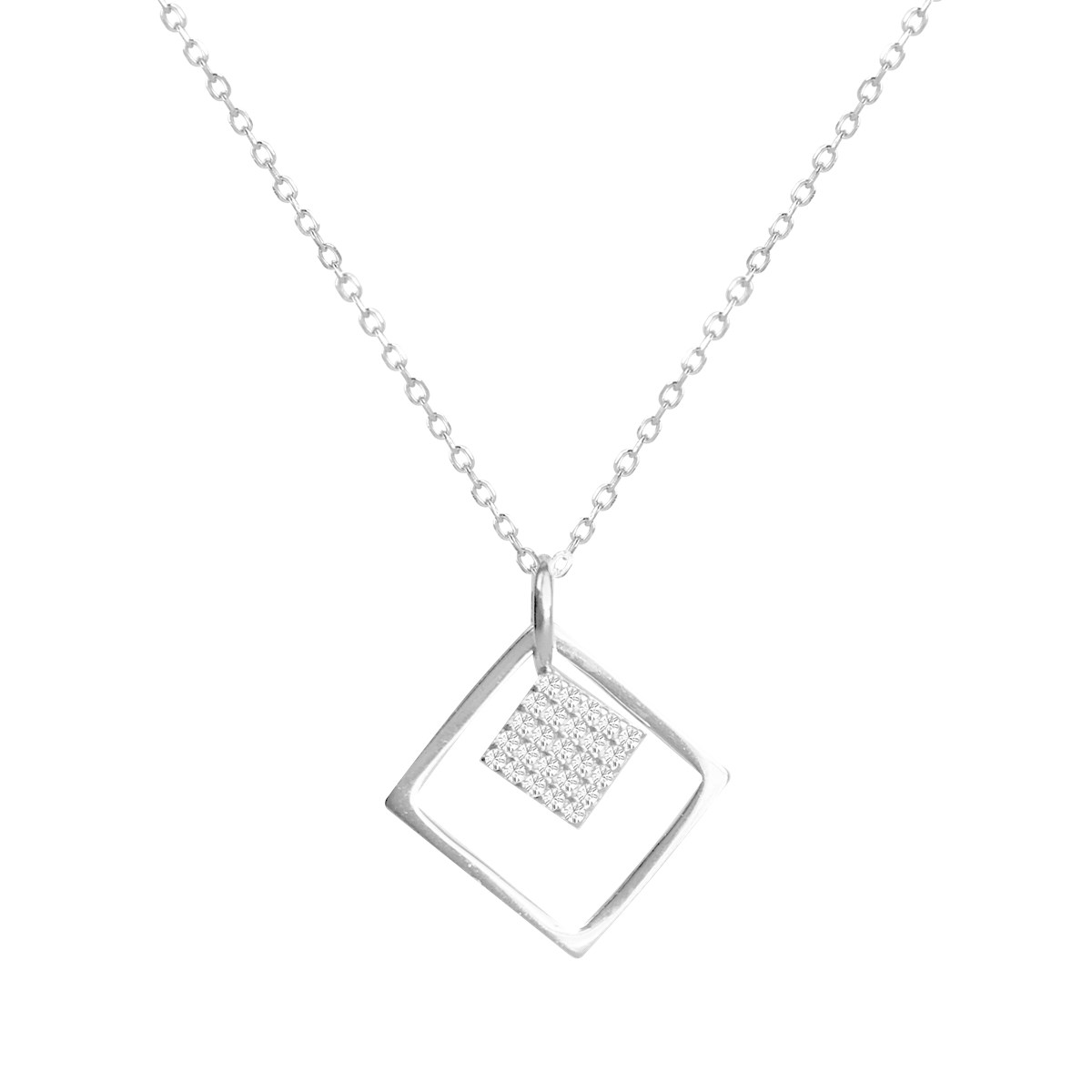 Collier argent 925 oxyde
