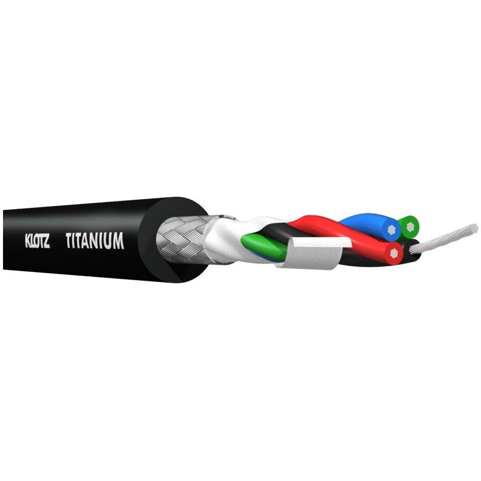 Klotz TI-M1500 Titanium Starquad XLR-kabel 15 meter