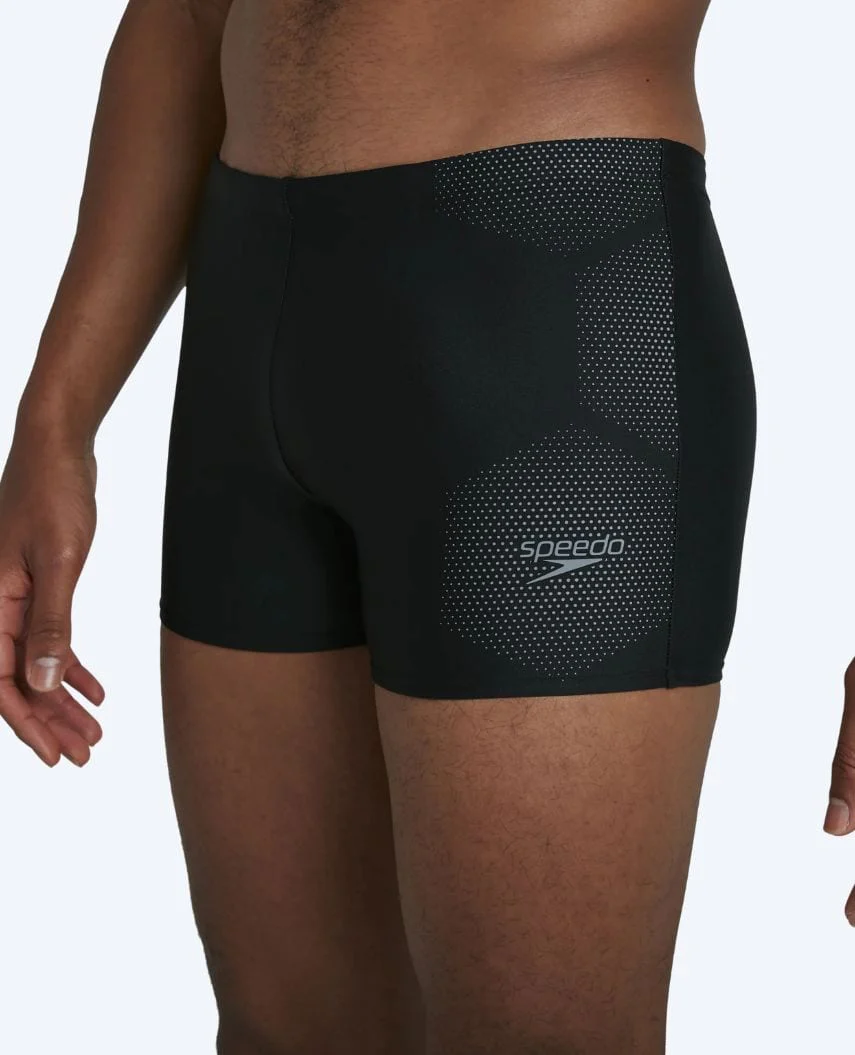 Speedo lange badebukser til mænd - Tech Placement - Sort