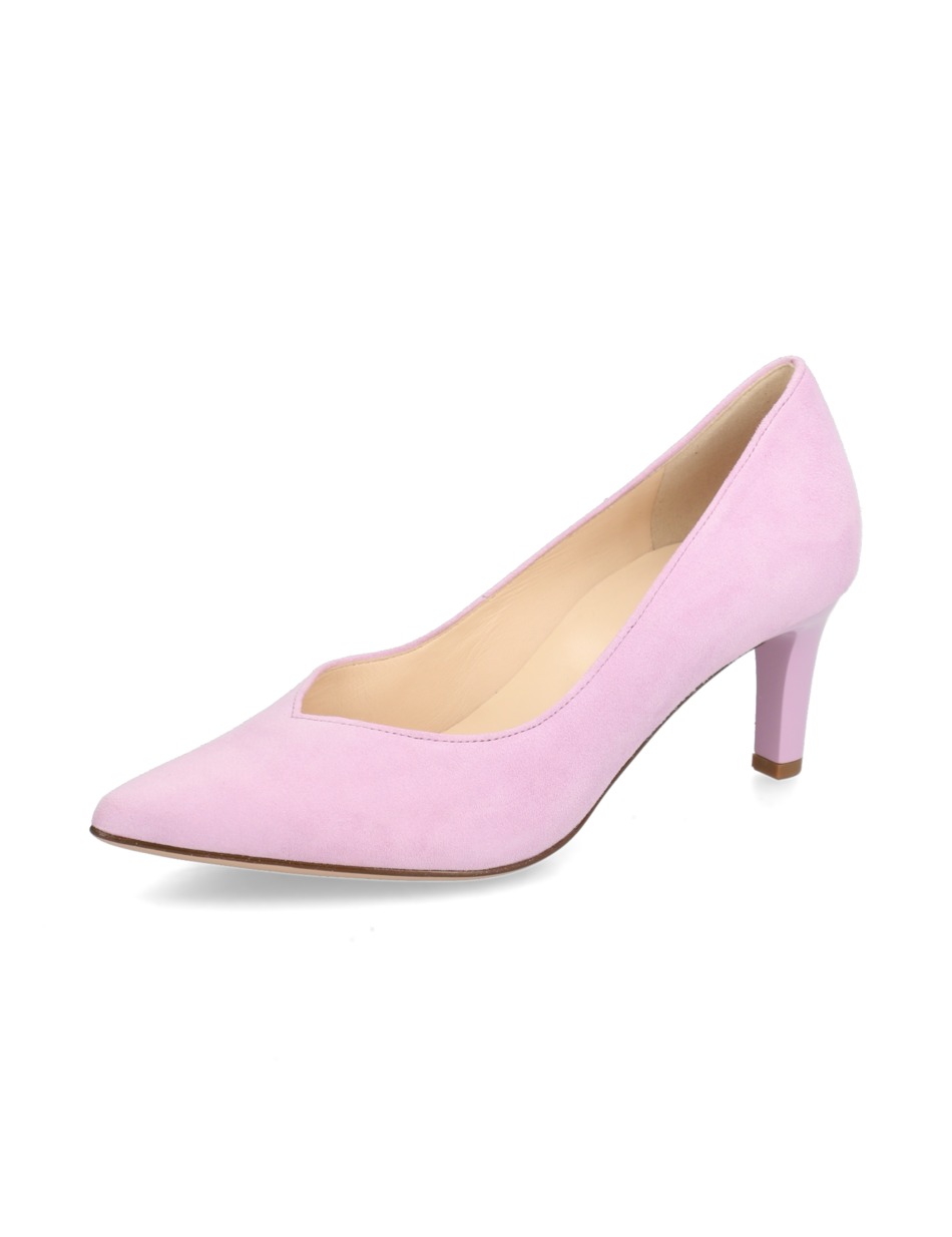 Veloursleder Pumps