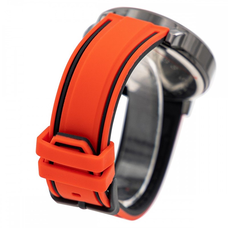 Montre Homme GIORGIO bracelet Silicone Rouge