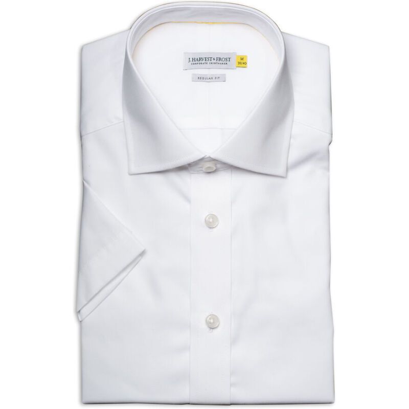 J.Harvest & Frost YB50 Twill S/SChemise Regular Fit Hommes