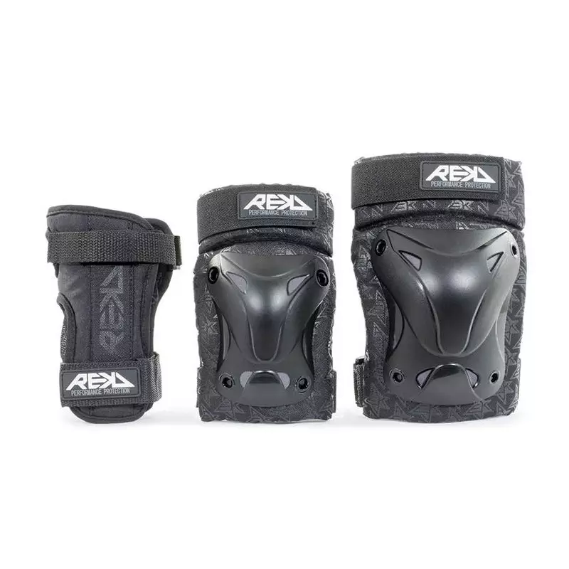 Set de protection complet REKD Recreational Triple Pad Set Black