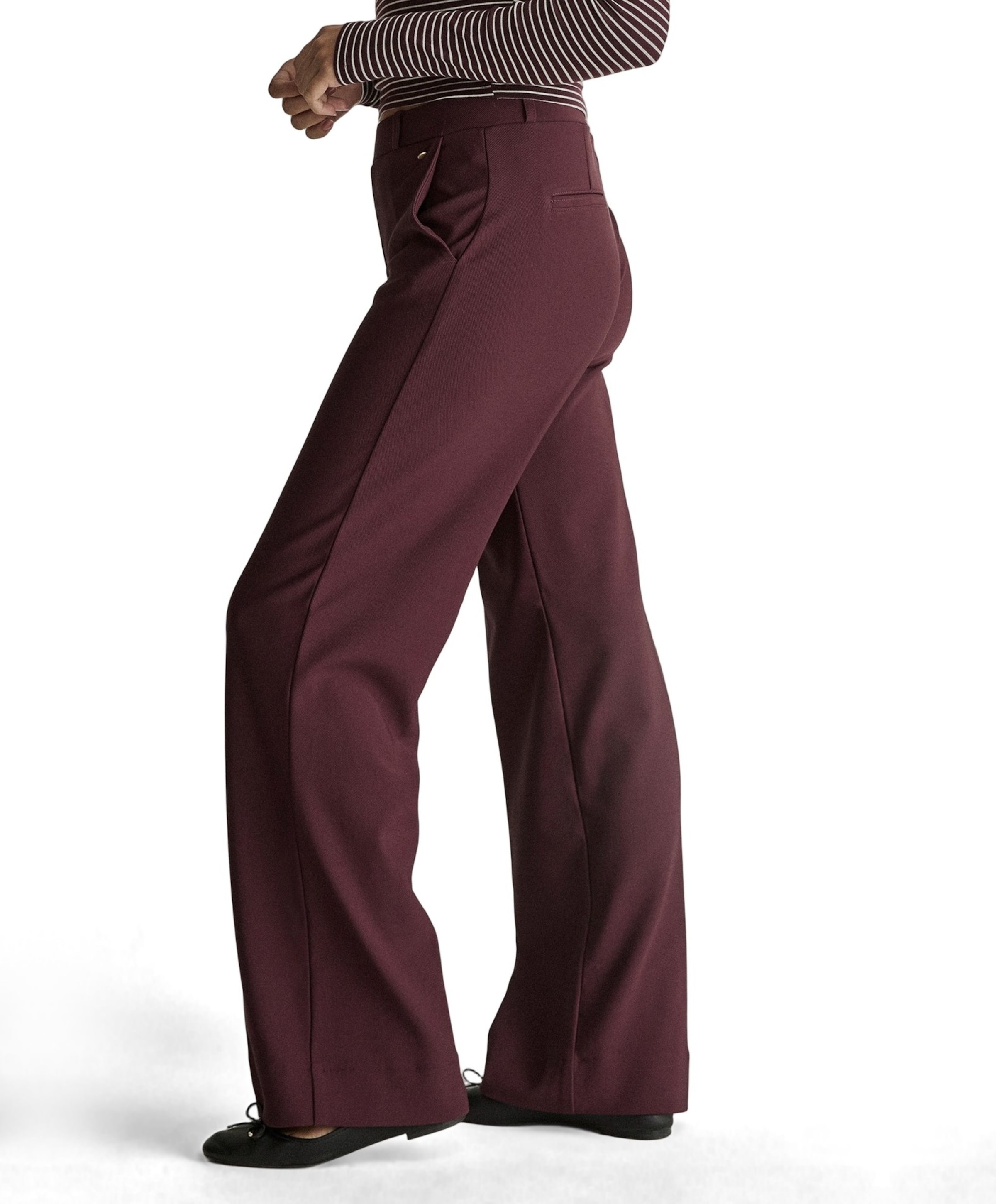 Para Mi Mira (Elastic) - Twill Jersey - 301 dames broek bordeaux