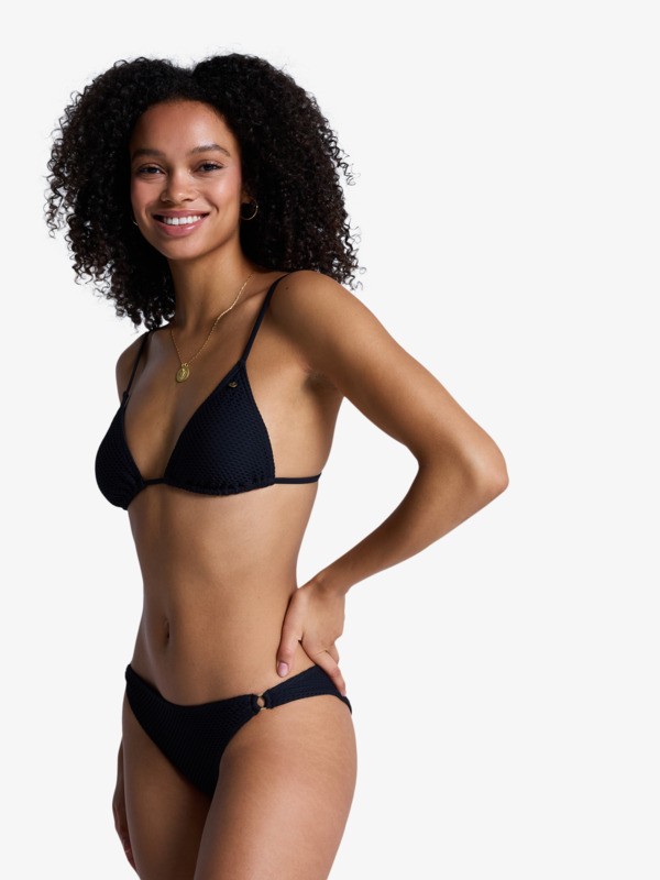 Roxy Island Set Ensemble bikini triangle deux pièces Noir Femme