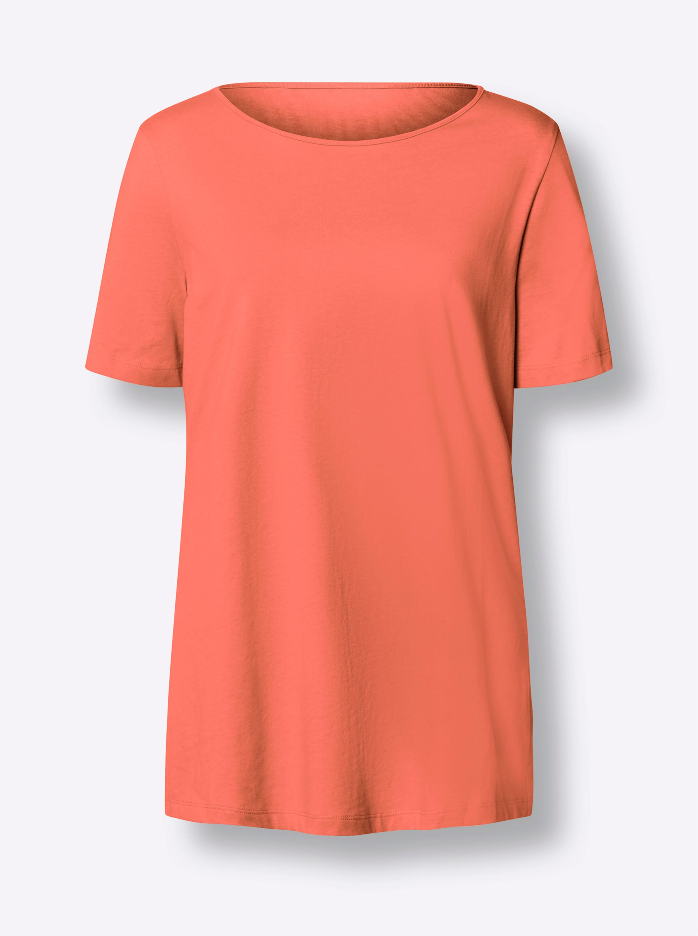 Longshirt in koralle