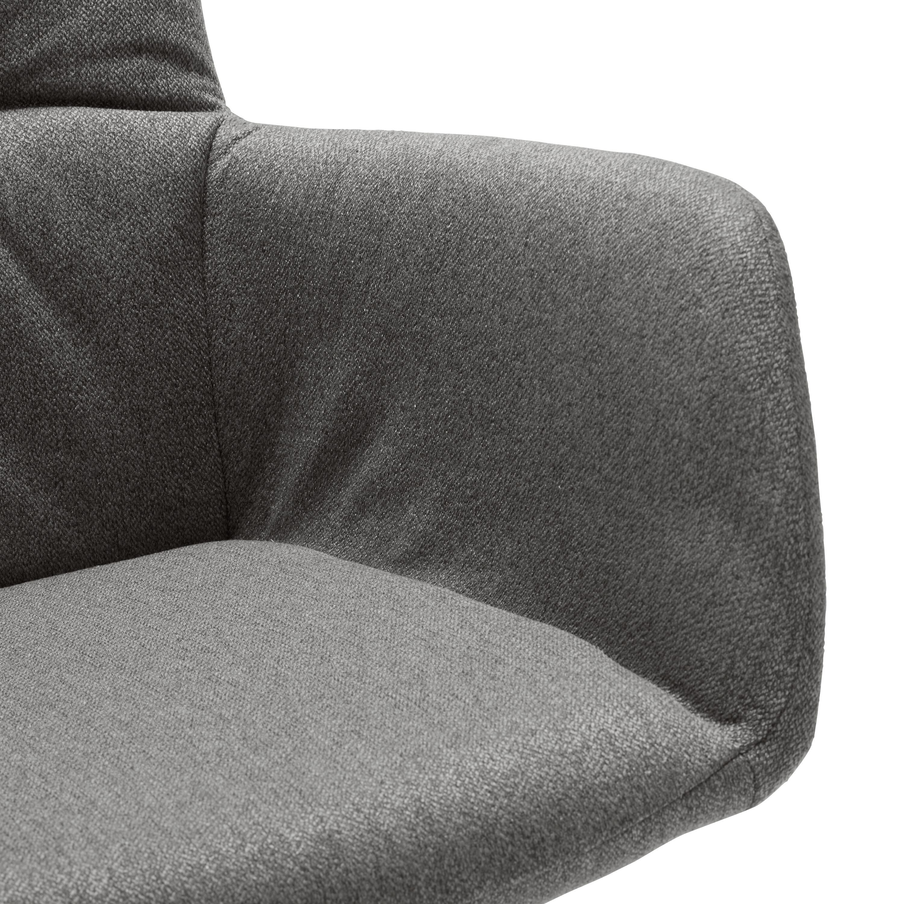 NAVIGLI II Stuhl - Grau / B: 58.0 cm x T: 61.0 cm x H: 89.0 cm