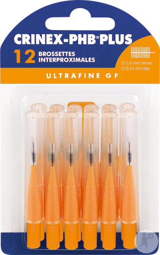 Crinex-PHB Plus Ultrafine GF Brossettes Interproximales 2mm Pièces 12