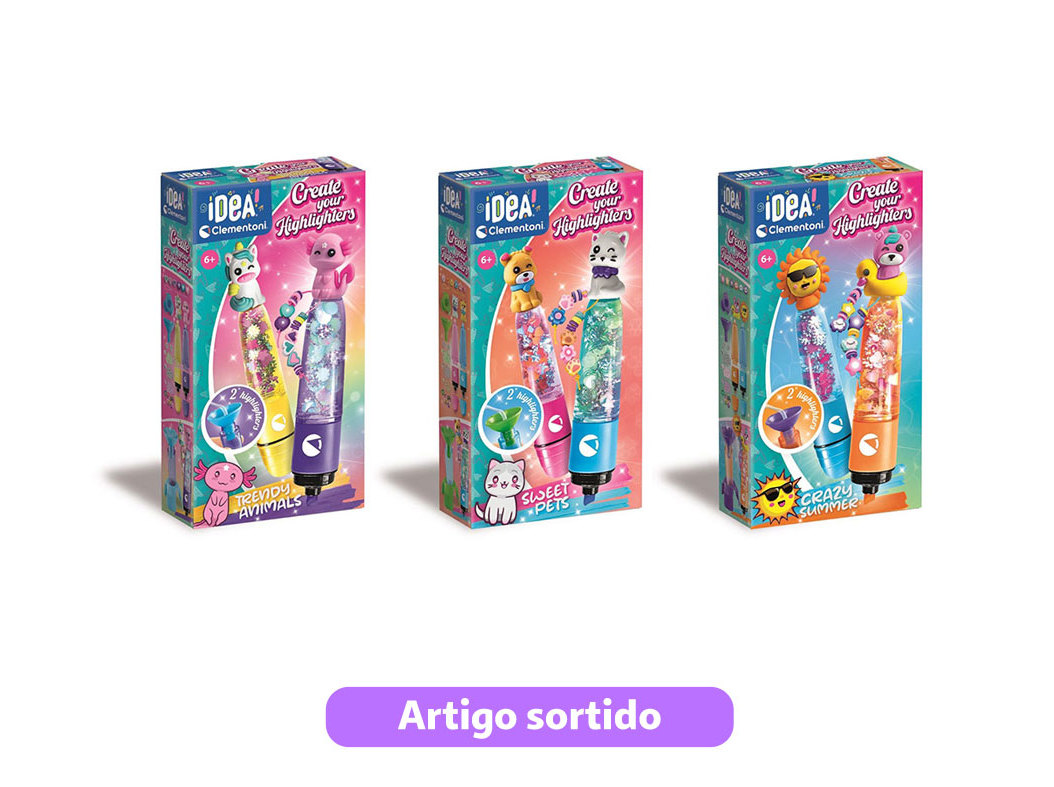 IDEA CLEMENTONI HIGHLIGHTER LAB MODELOS SORTIDOS