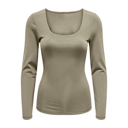 ONLY Lea Langærmet T-shirt, Spray Green, XL