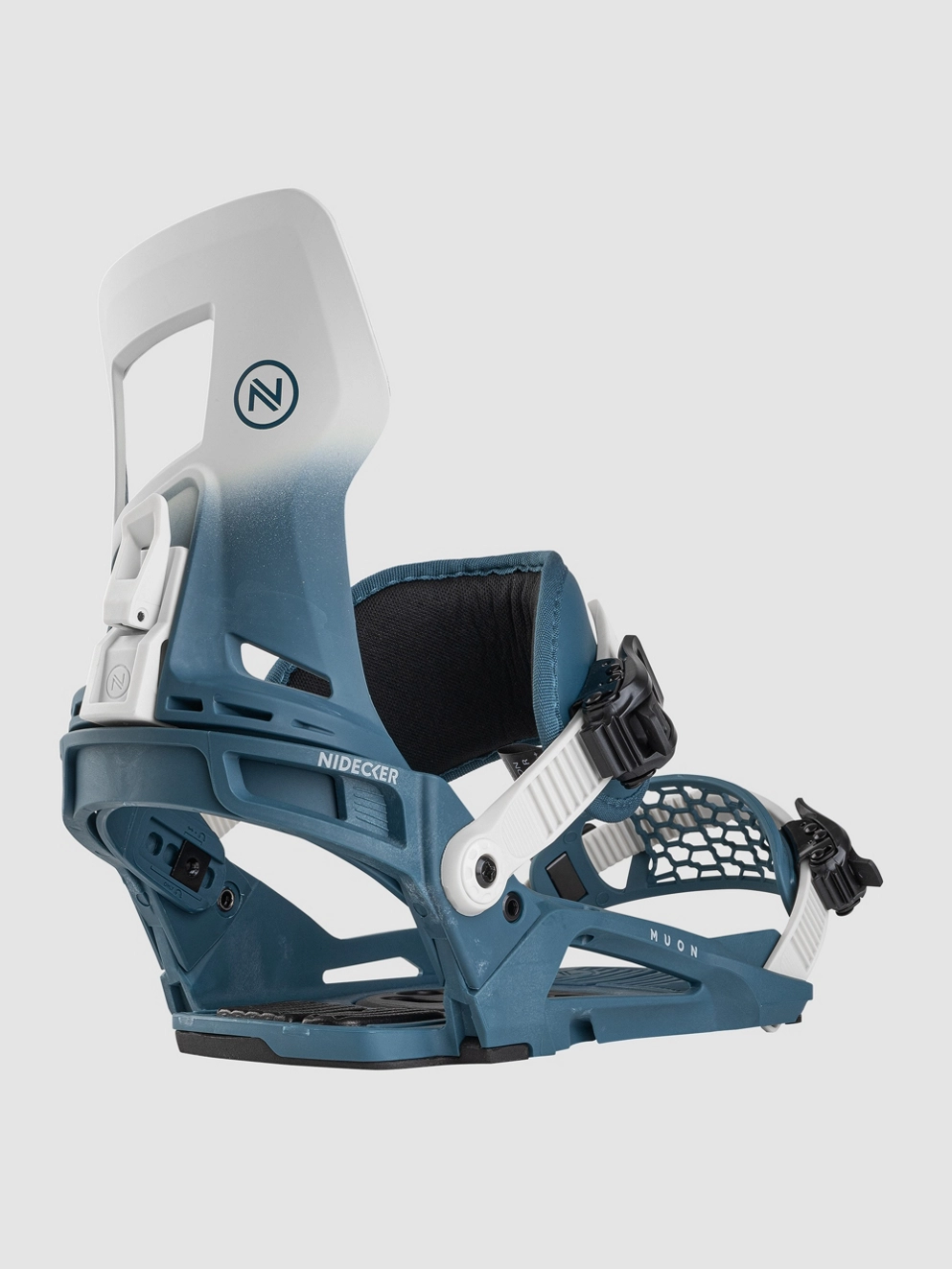 Nidecker Muon 2025 Snowboard Bindings teal blue