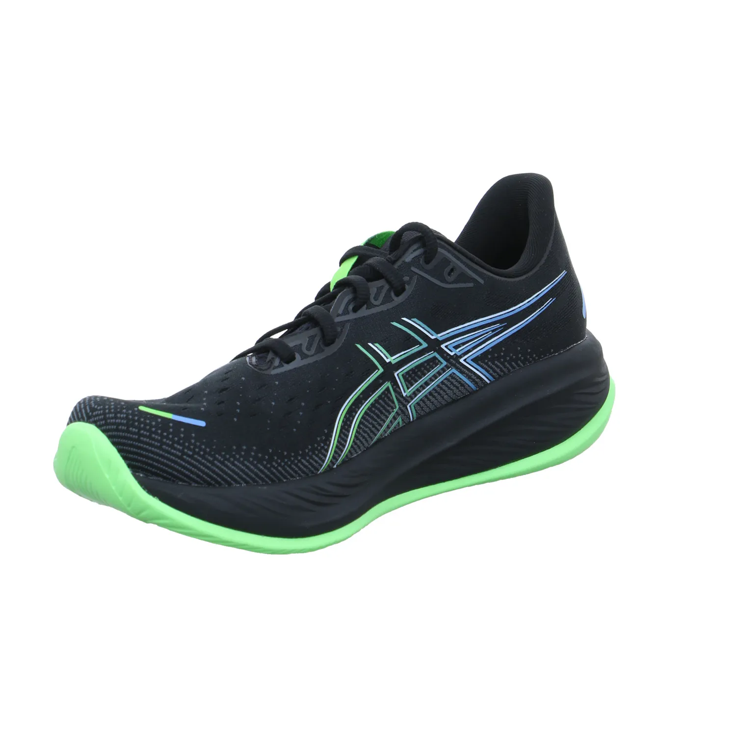 ASICS Running Crossschuhe Schwarz Lederimitat  GEL Cumulus25