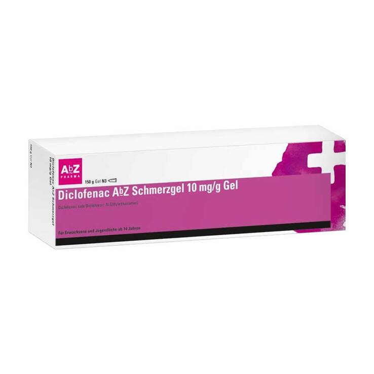 Diclofenac AbZ Schmerzgel 10 mg/g Gel, 150 g