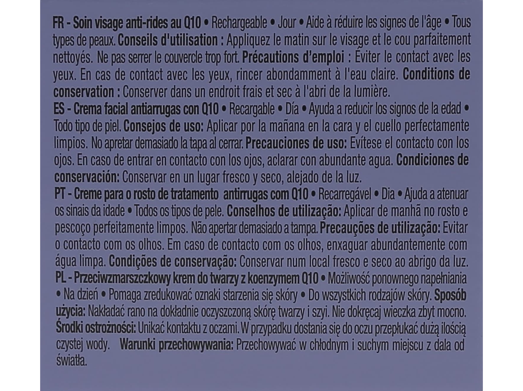 CREME DE ROSTO ANTIRRUGAS COSMIA Q10 DIA 50ML