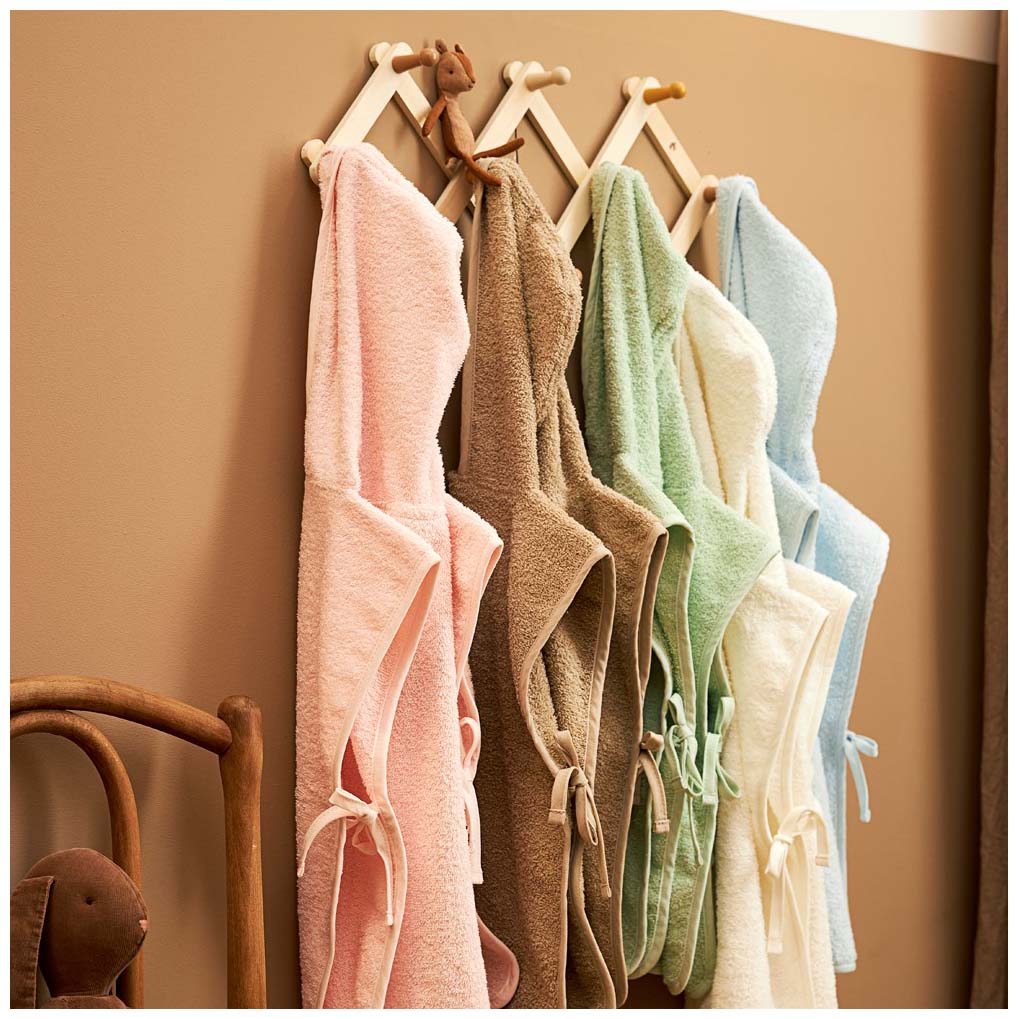 Meyco badponcho badstof roze