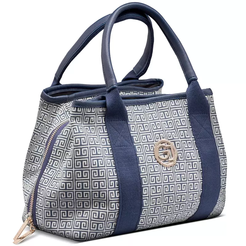 Gillian Jones Mary Bag - Santorini Print 10020-13