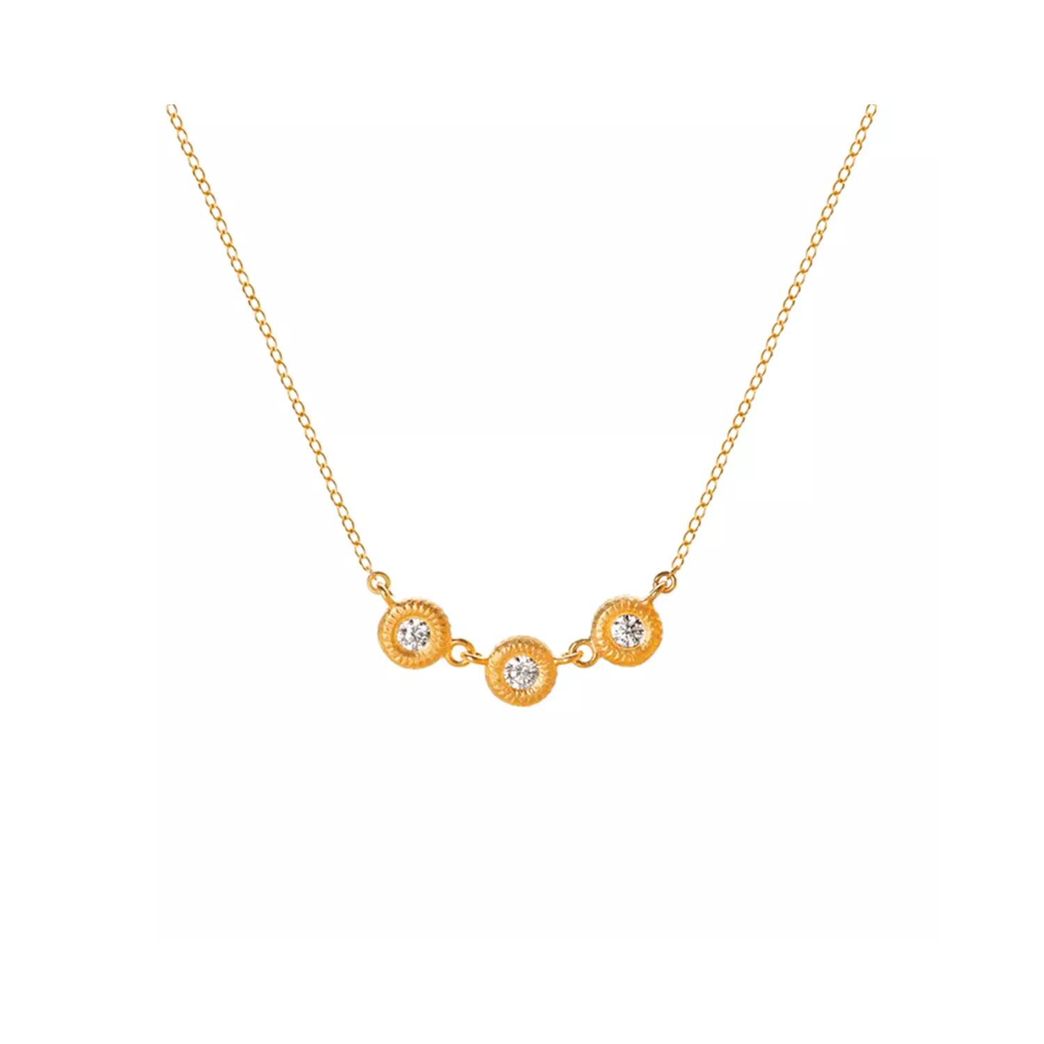 Dulong Glory Diamond Halskæde 18 kt. Guld 0,30 ct. GLY5-A1030-44