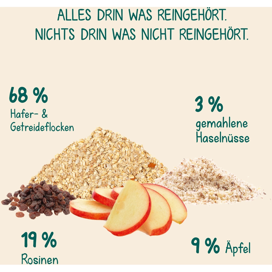 Milupa Kindermüsli Bircher 4 x 400 g ab dem 1. Jahr