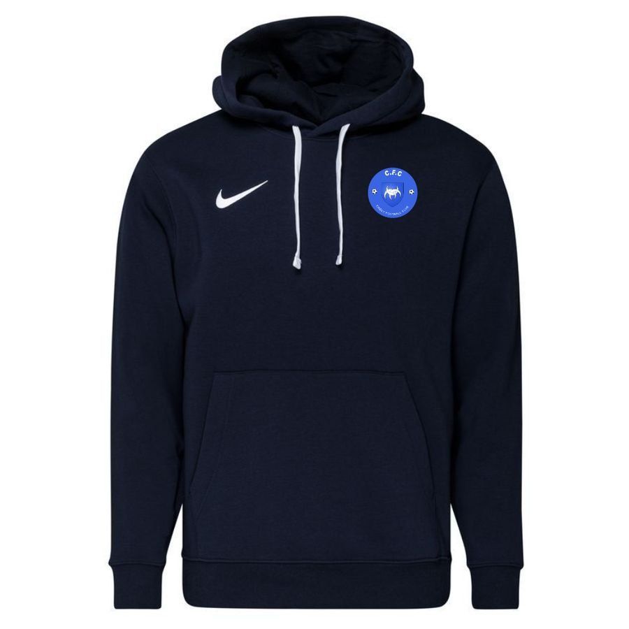 Crécy FC Sweat à Capuche Fleece PO Park 20 - Bleu Foncé/Blanc