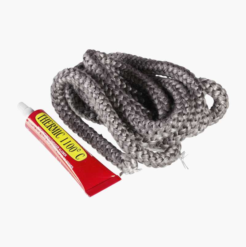 Glassfiberpakning/kamintetning, ∅8 mm x 2 m