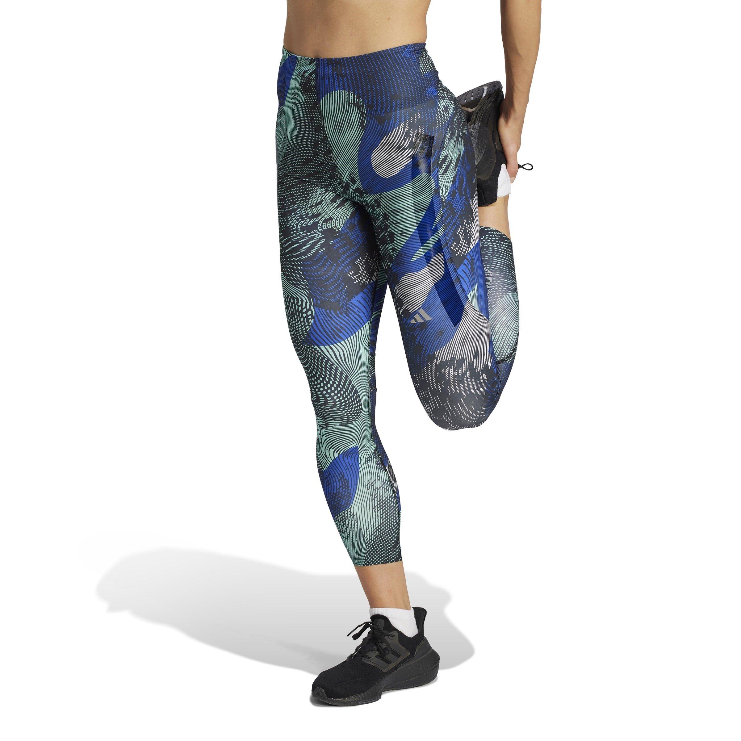 adidas Adizero Allover Print 7 8 Leggings Womens