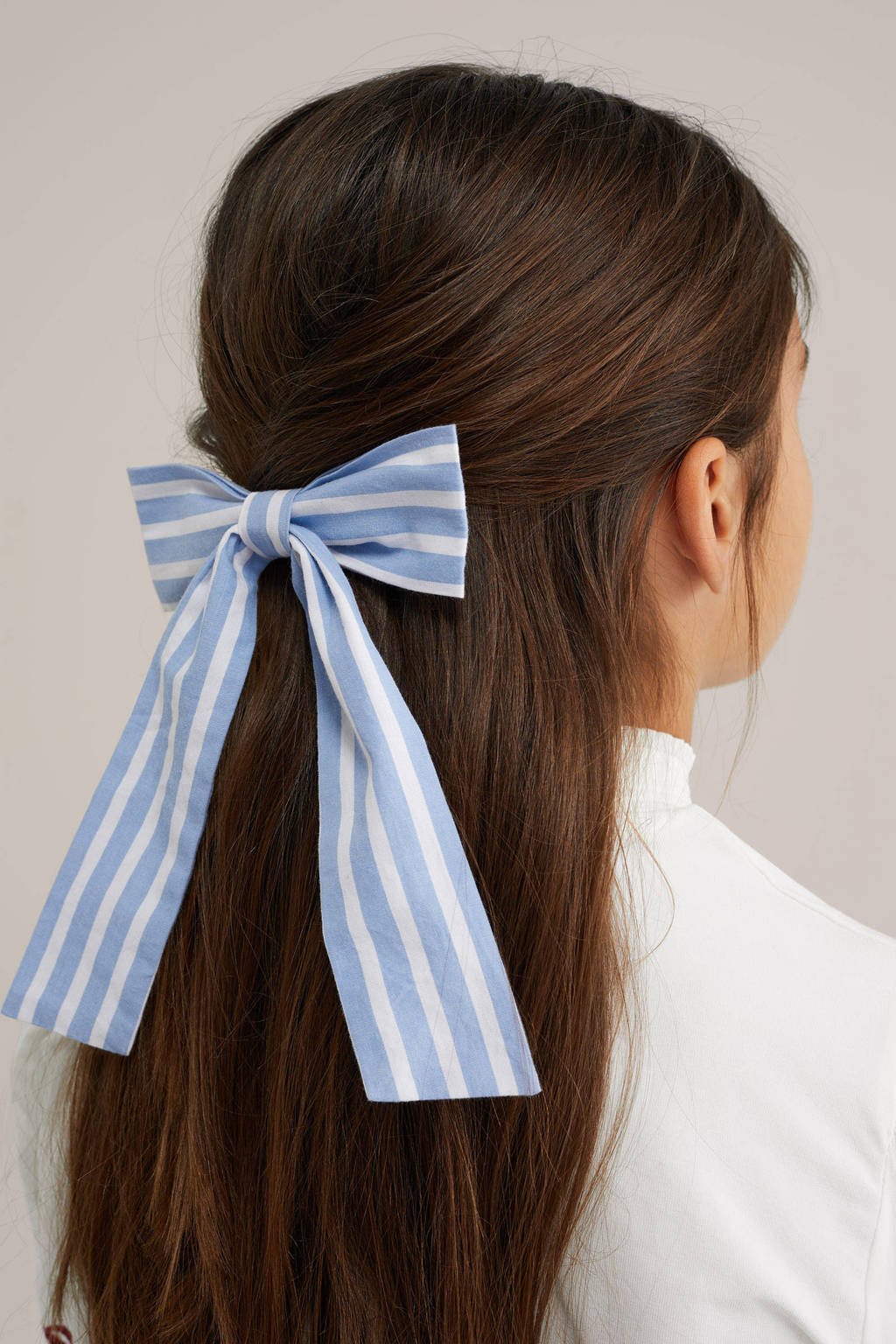 WE Fashion haarstrik lichtblauw