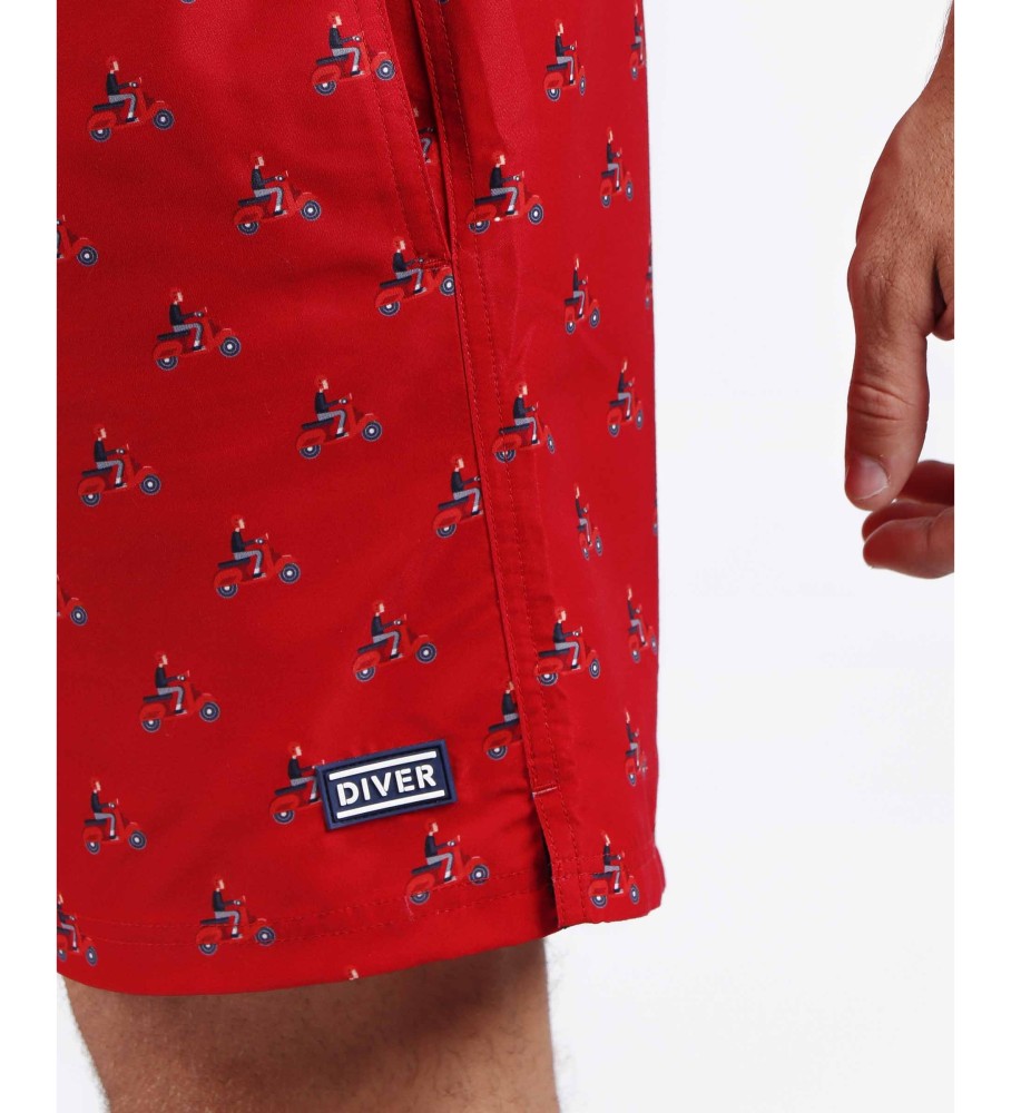 Maiô vermelho Admas Scooter