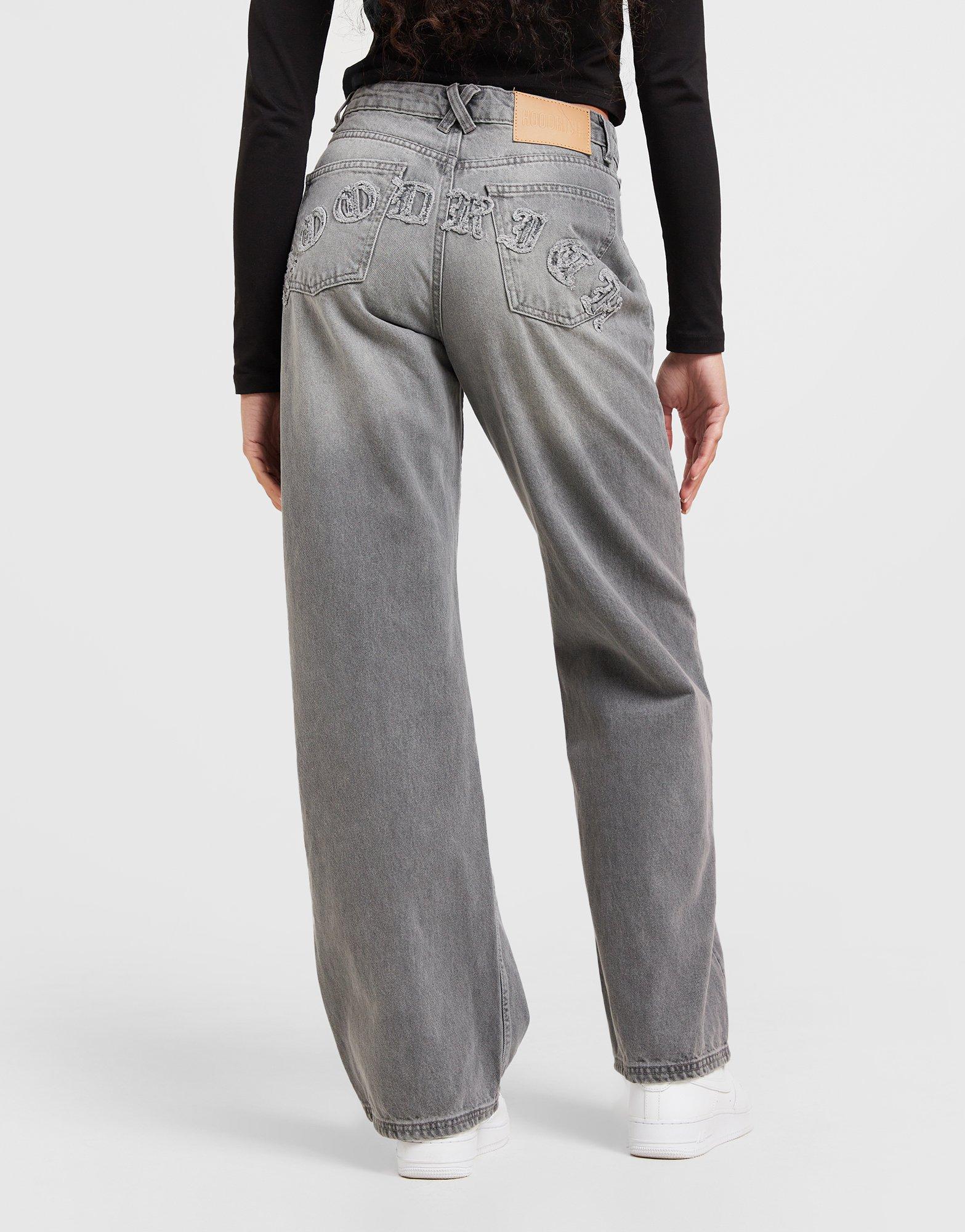 Hoodrich Jean Logo Applique Femme