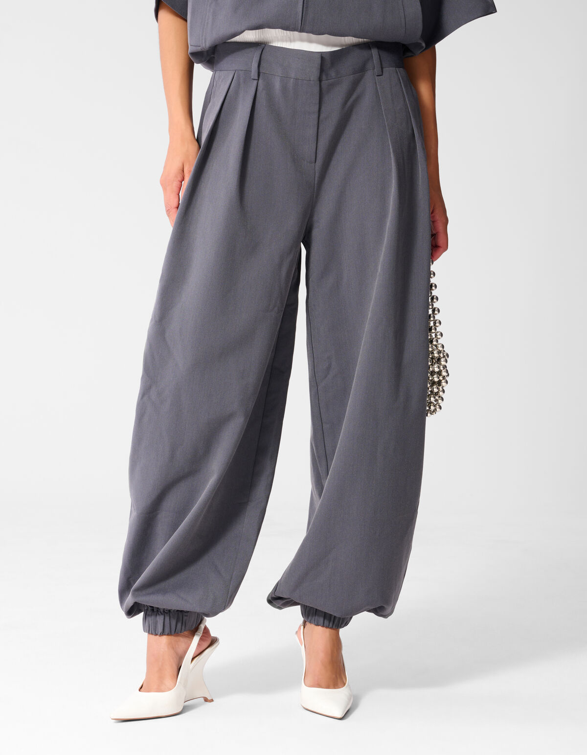 Sporty Suit Broek Grijs