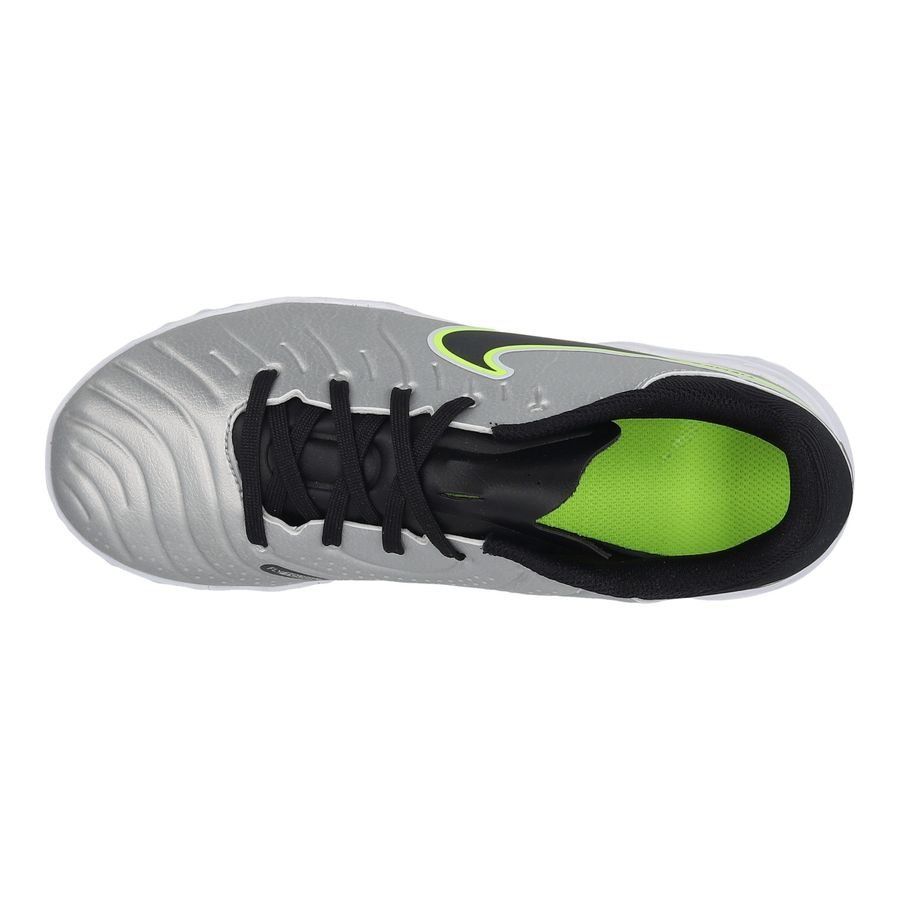 Nike Tiempo Legend 10 Academy TF Mad Voltage - Argenté/Noir/Jaune Fluo Enfant