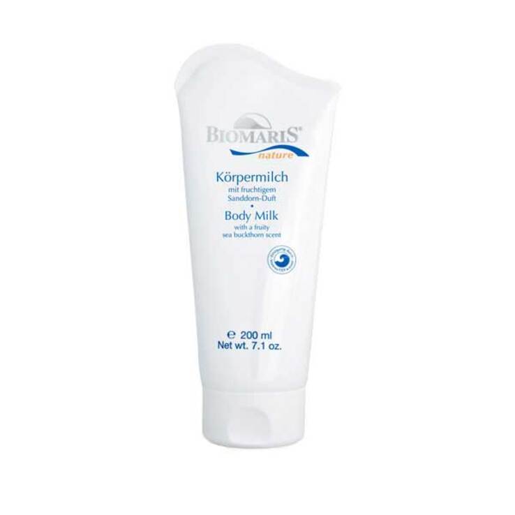 Biomaris Körpermilch nature mit Sanddorn-Duft, 200 ml