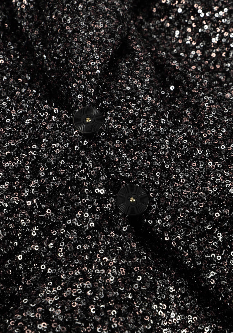 SCOTCH & SODA zilveren scotch & soda mini jurk mini dress in mixed sequins