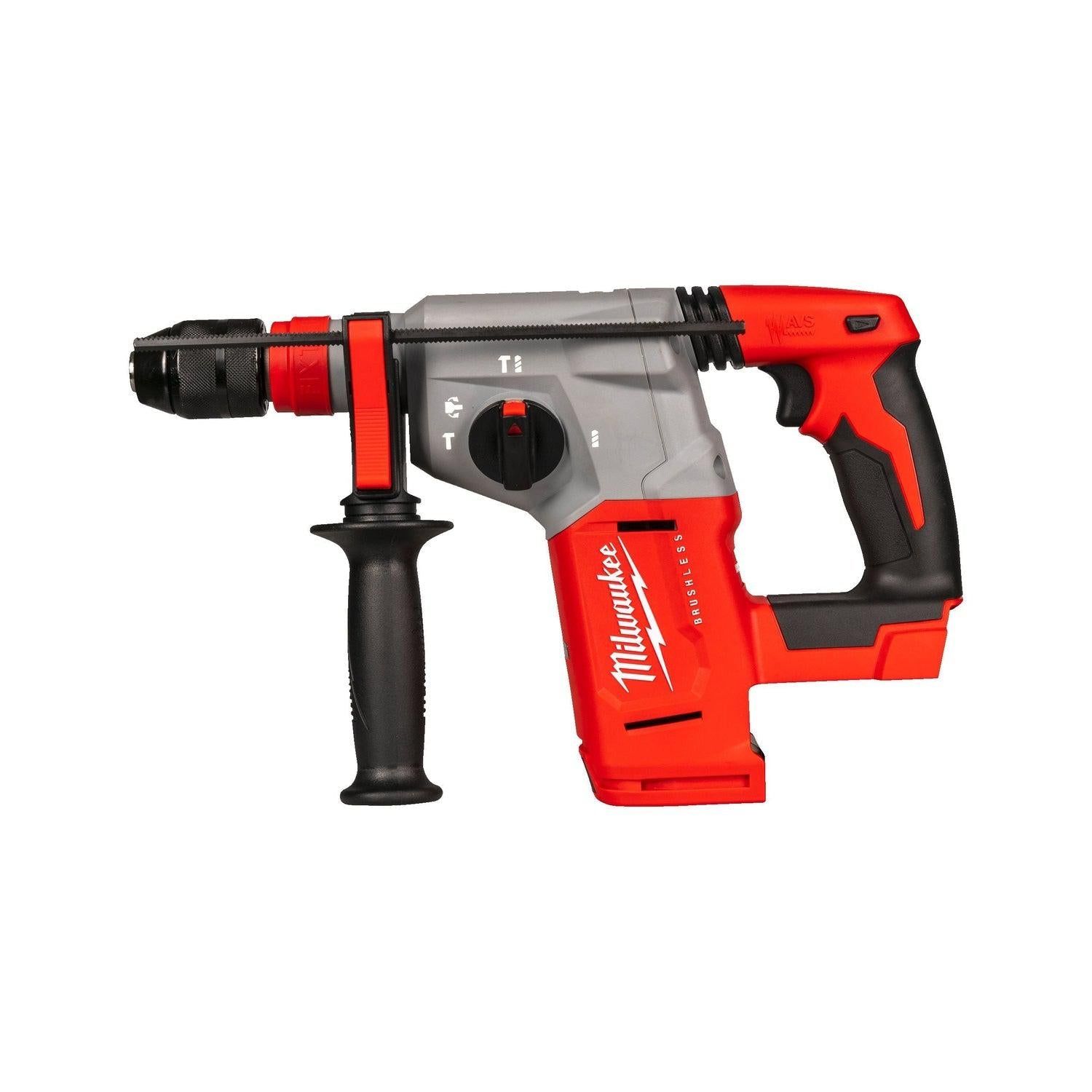 Milwaukee M18 BLHX-0X Accu combihamer SDS-Plus 2,3J   snelwisselboorkop 18V Basic Body in HD-Box - 4933478891