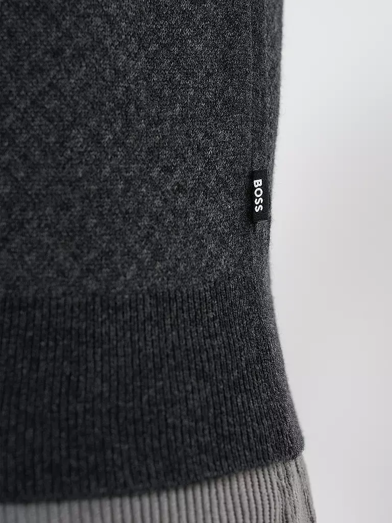 BOSS Pullover schwarz